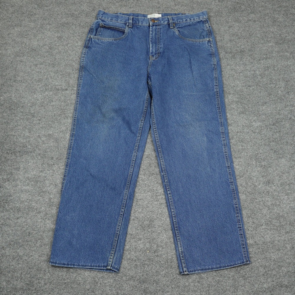Signature by Levi Strauss & Co. Jeans Mens 38x27 Blue Regular Fit Cotton Denim